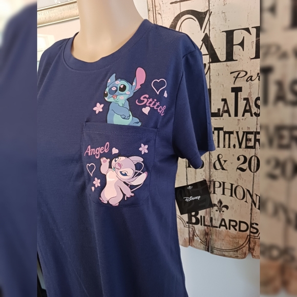 NWT Disney Stitch and Angel t shirt - Picture 2 of 10